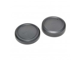 JJC Camera Body Rear & Lens Cap For Fuji X L-R14 JJC Camera Body Rear & Lens Cap For Fuji X L-R14